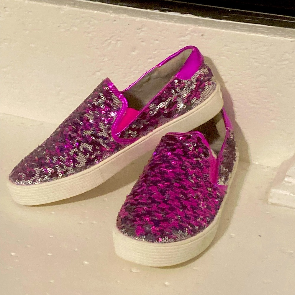 Kenneth Cole Pink/Grey Slip-ons
